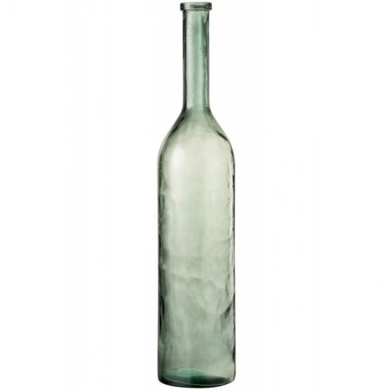Vase verre vert H100cm