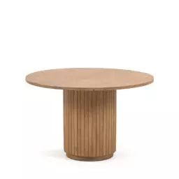 Licia – Table à manger ronde en bois ø120cm