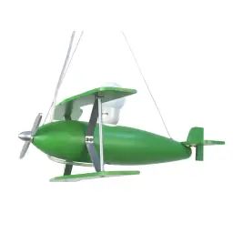 Suspension bois vert