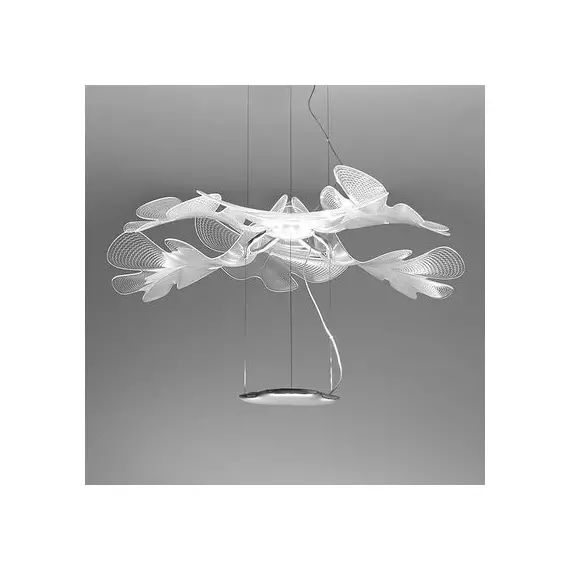 Lampe connectée Chlorophilia en Plastique, Aluminium – Couleur Transparent – 50 x 42.17 x 42.17 cm – Designer Ross Lovegrove