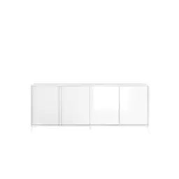 Buffet 4 portes – L205 cm – Blanc