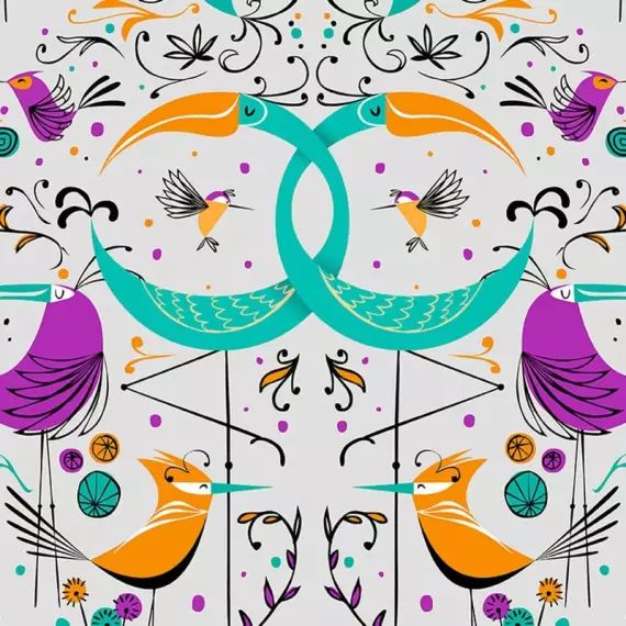 Papier peint PANORAMA groovy lisse gris argent intissé l.53 x H.250 cm