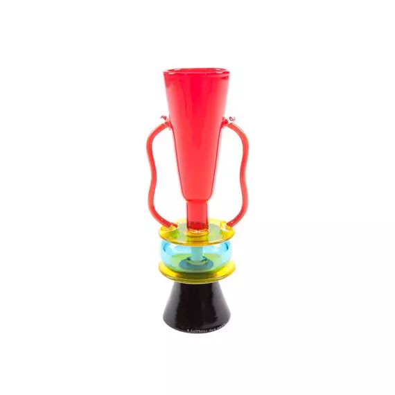 Vase objet en Verre, Verre soufflé – Couleur Multicolore – 62.14 x 62.14 x 35 cm – Designer Ettore Sottsass