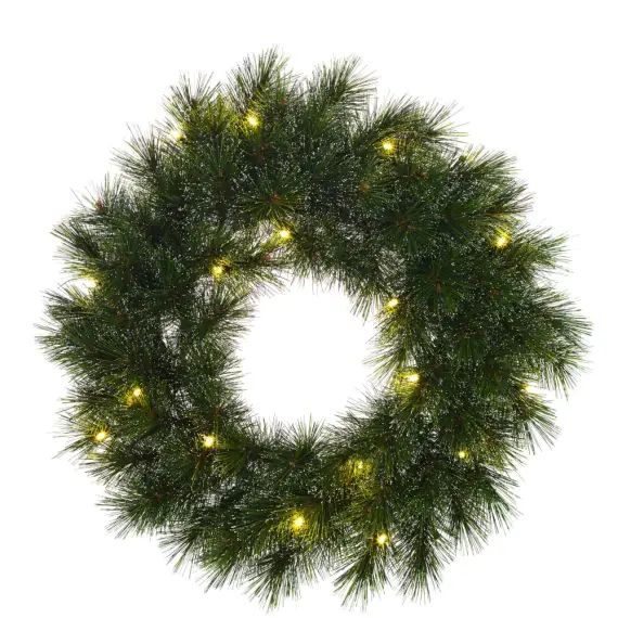 Couronne de noël artificielle LED D60