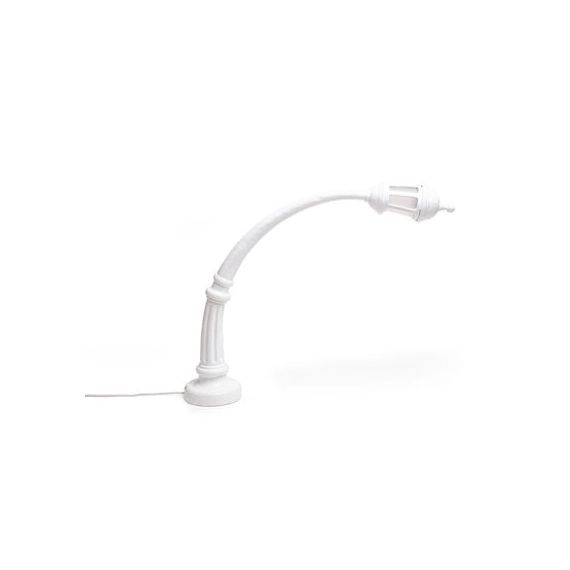 Lampe de table Street Lamp en Plastique, Résine – Couleur Blanc – 52.41 x 52.41 x 59 cm – Designer Studio Job