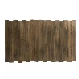 Tête de lit en bois de couleur marron pour lit 90 cm