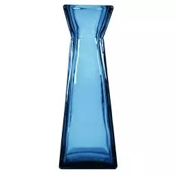 Vase en verre recyclé  cobalt 55 cm