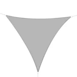 Voile d’ombrage triangulaire grande taille gris