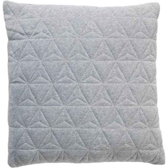 Housse de coussin gris en polyester-45×45 cm uni