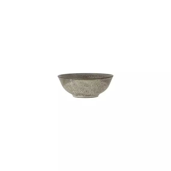 Saladier Vaisselle en Céramique, Grès émaillé – Couleur Marron – 17 x 17 x 6.5 cm