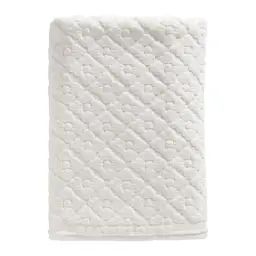 Serviette de bain blanc
