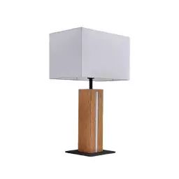 Lampe à poser en Textile Blanc