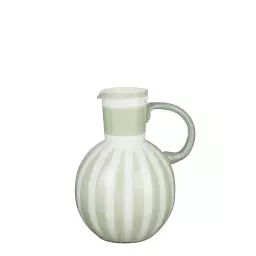 Vase en verre vert clair H21