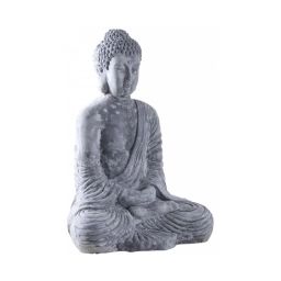 Bouddha assis fibre de ciment