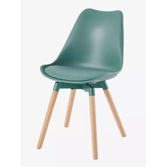 Chaise enfant Alix vert foncé