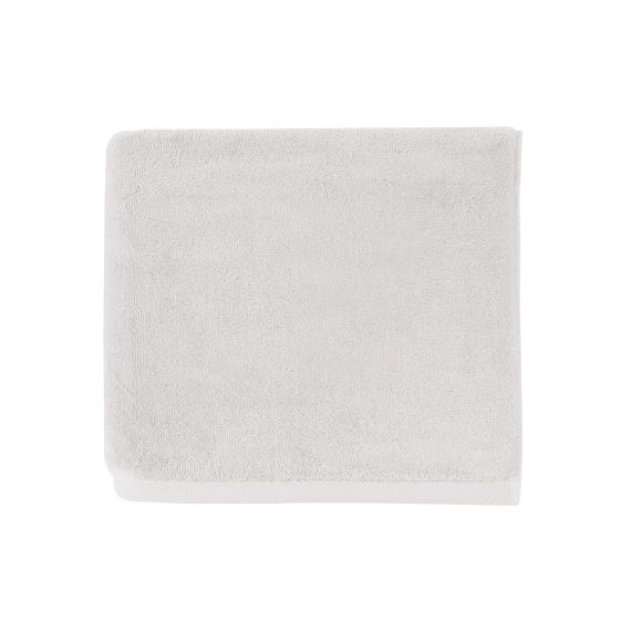 Serviette de bain en coton gris clair 40×60