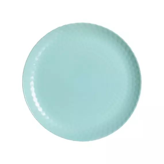 Assiette plate turquoise 25 cm