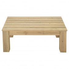 Table basse de jardin en bois L 100 cm Bréhat