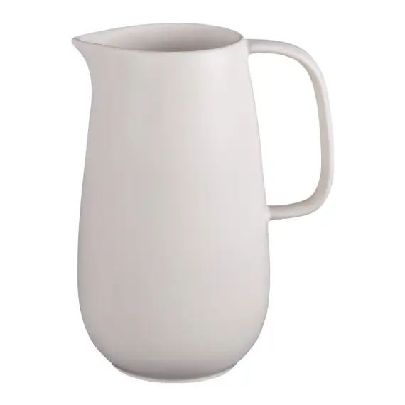Pichet   2 l crème en grès  beige