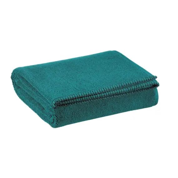 Drap de bain  en coton paon 90 x 150