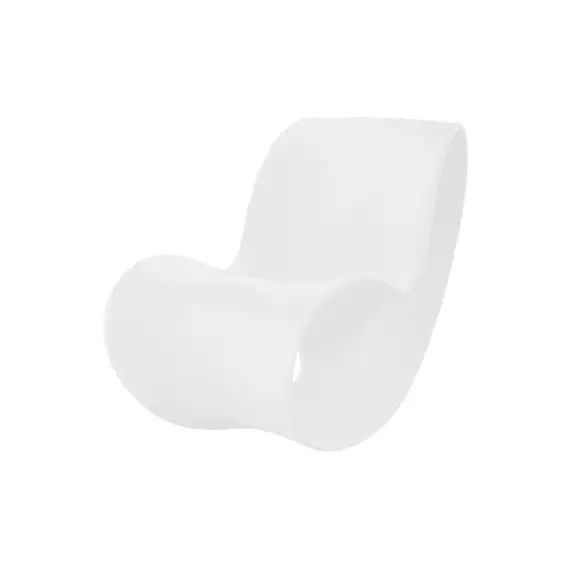 Rocking chair Voido en Plastique, Polyéthylène – Couleur Blanc – 120 x 58 x 78 cm – Designer Ron Arad