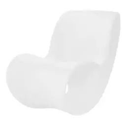 Rocking chair Voido en Plastique, Polyéthylène – Couleur Blanc – 120 x 58 x 78 cm – Designer Ron Arad