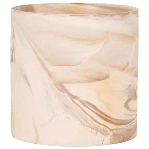 Cache-pot en grès beige H17