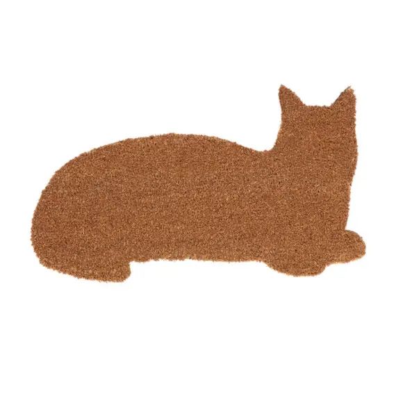 Paillasson en fibre de coco animal chat
