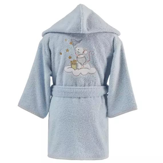 Peignoir de bain enfant 450 g/m²  ciel 04 ans