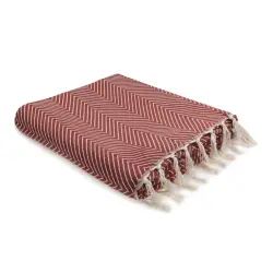Plaid coton  130×170 tomette