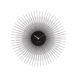 Horloge murale en métal noire D45