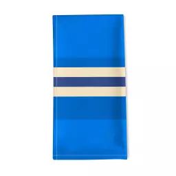 Serviette de table satin de coton Bleu 50×50 cm