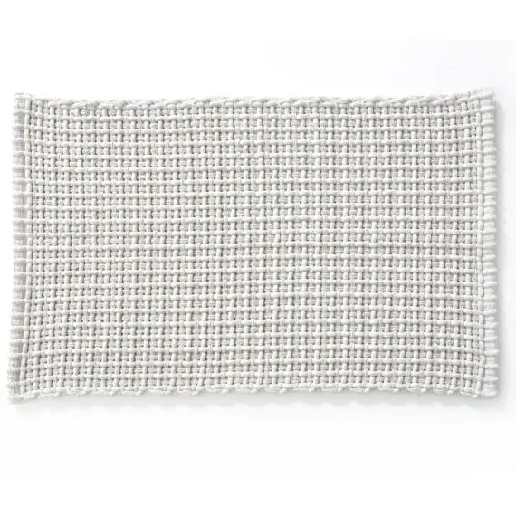 Tapis de bain blanc 50×80 en polyester