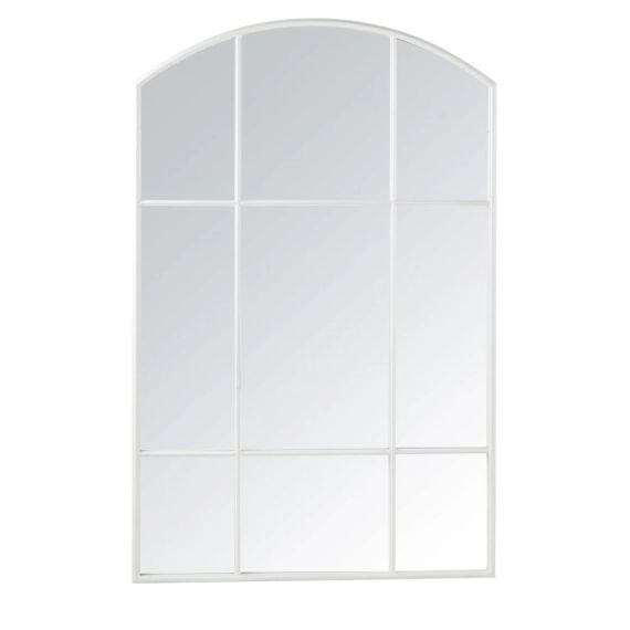 Miroir en métal blanc 90×140