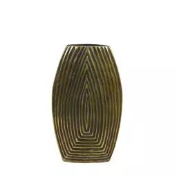 Vase couleur or métal 22x7x28cm