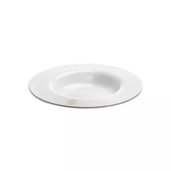 Assiette creuse I.D.Ish by D’O en Plastique, Mélamine – Couleur Blanc – 30 x 40 x 3.6 cm – Designer Davide Oldani