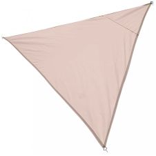 Toile ombrage triangulaire beige – 300x300x300cm