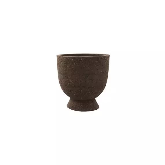 Vase Terra en Céramique, Argile – Couleur Marron – 20 x 20 x 20 cm