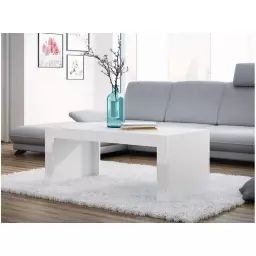 Table basse DEBORA 120cm – Blanc – 120 x 60 x 50 cm – Usinestreet