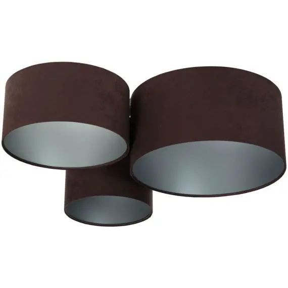 Plafonnier Tissu Marron