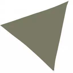 Toile ombrage voile triangulaire vert 300x300x300cm