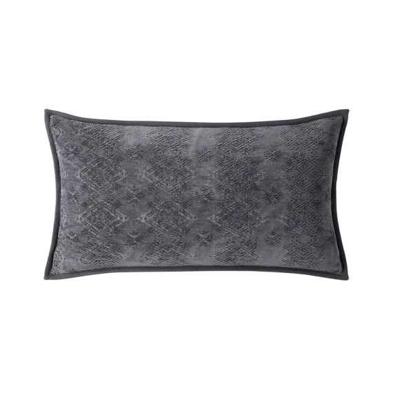 Housse de coussin Coton viscose Ardoise 33 x 57 cm