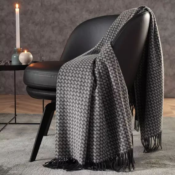 Plaid cachemire et laine Barbara