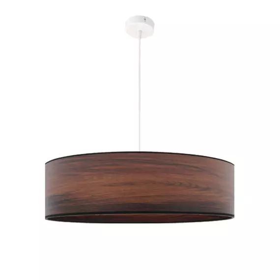 Suspension imprimée effet bois Cocobolo Ø 50 x H 25