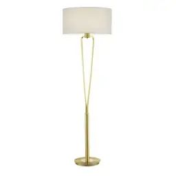 Lampadaire en métal doré