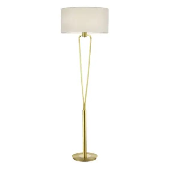 Lampadaire en métal doré