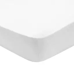 Drap Housse   Jersey Coloris Blanc 140×200 cm – DODO