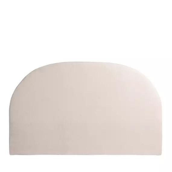 Noussa – Tête de lit en coton et lin demi-lune L170cm