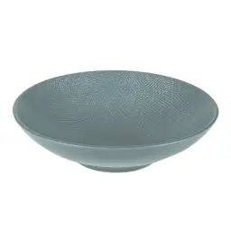 lot de 6 – Assiette creuse 19 cm en grès bleu