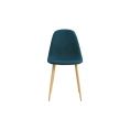 image de chaises scandinave Chaise en tissu JENNA coloris bleu